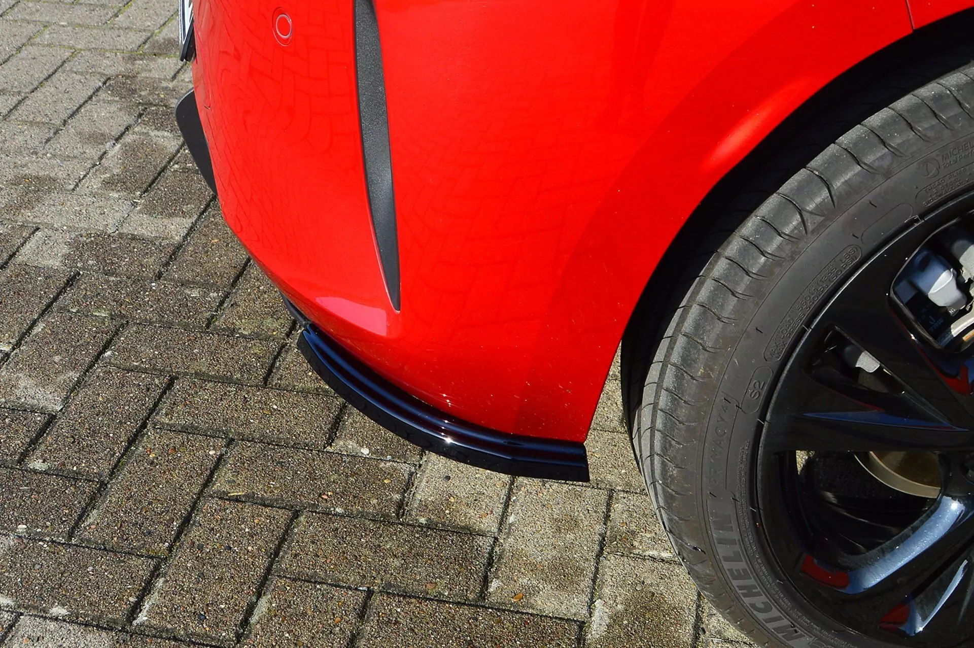 Heckansatz Seitenteile aus ABS für Opel Corsa F