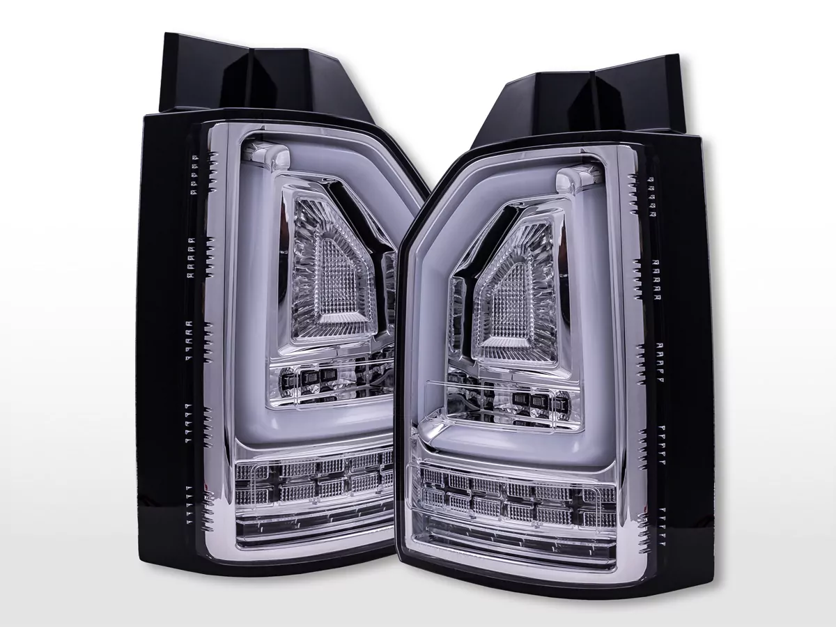 LED Rückleuchten VW T6  ab 2016 Heckklapentür-Version chrom