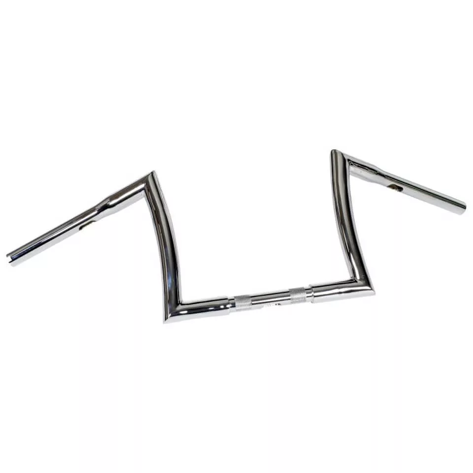 HIGHWAY HAWK Bad Ape 1 inch handlebars with 3 holes, 800mm wide 220mm high, chrome