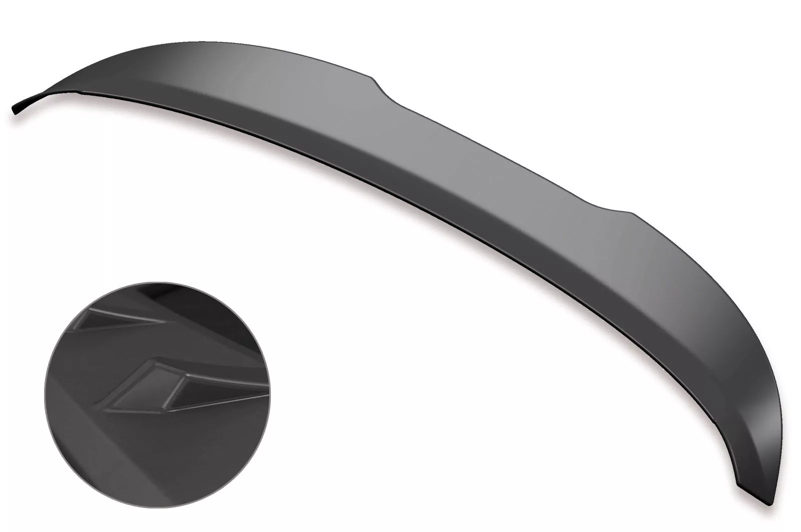 Heckflügel mit ABE für VW Golf 6 Basisversion Lackierfreundlich (schwarz matt)