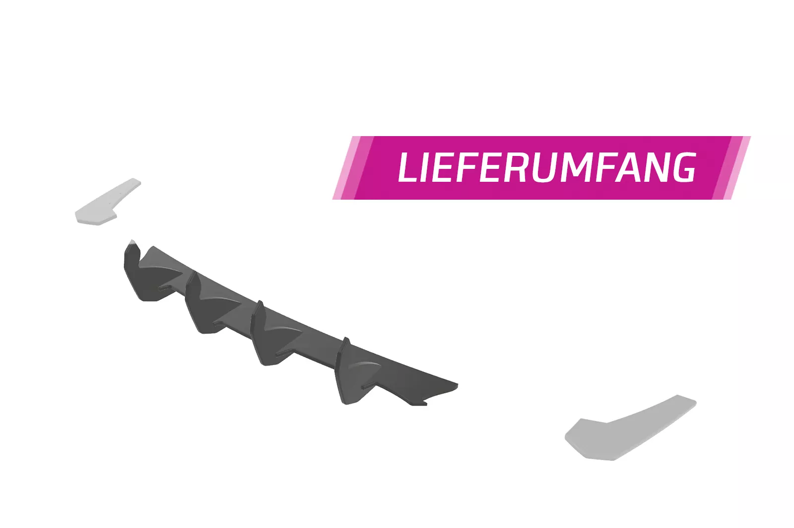 Racing Diffusor / Heckansatz für Ford Focus MK4 ST HA337