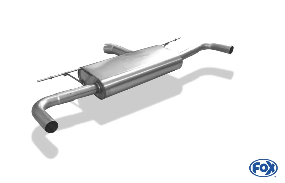 Mondeo V Schrägheck/ Turnier/ Stufenheck  Endschalldämpfer quer Ausgang rechts/links - Ausgang der Endrohre hinter der originalen Stoßstange
