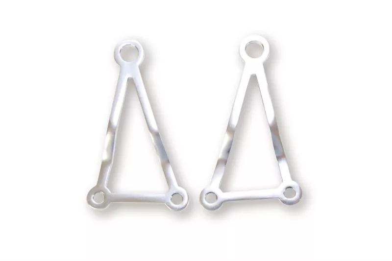 SHIN YO Aluminium Lamp Holder, Filigree, Polished