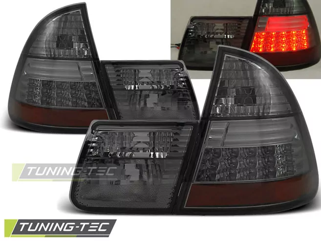 Led Tail Lights Smoke Fits Bmw E46 99-05 Touring