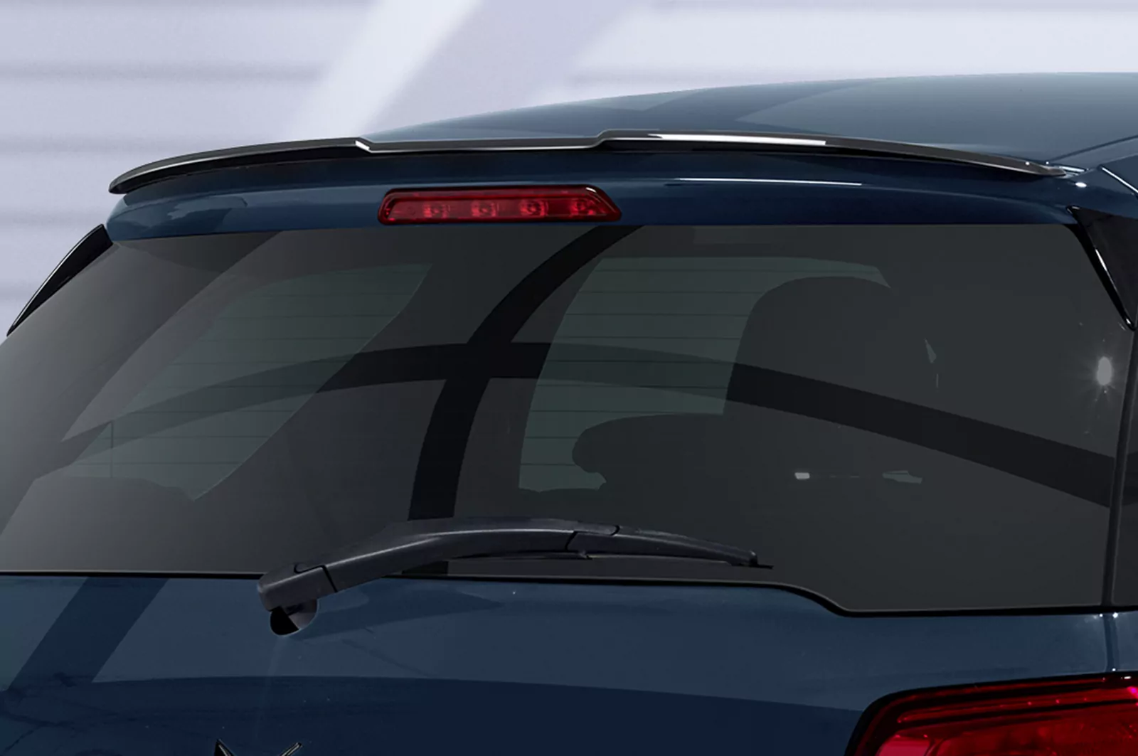 Heckflügel mit ABE für Citroen DS3 HF818 Strukturiert (schwarz matt)