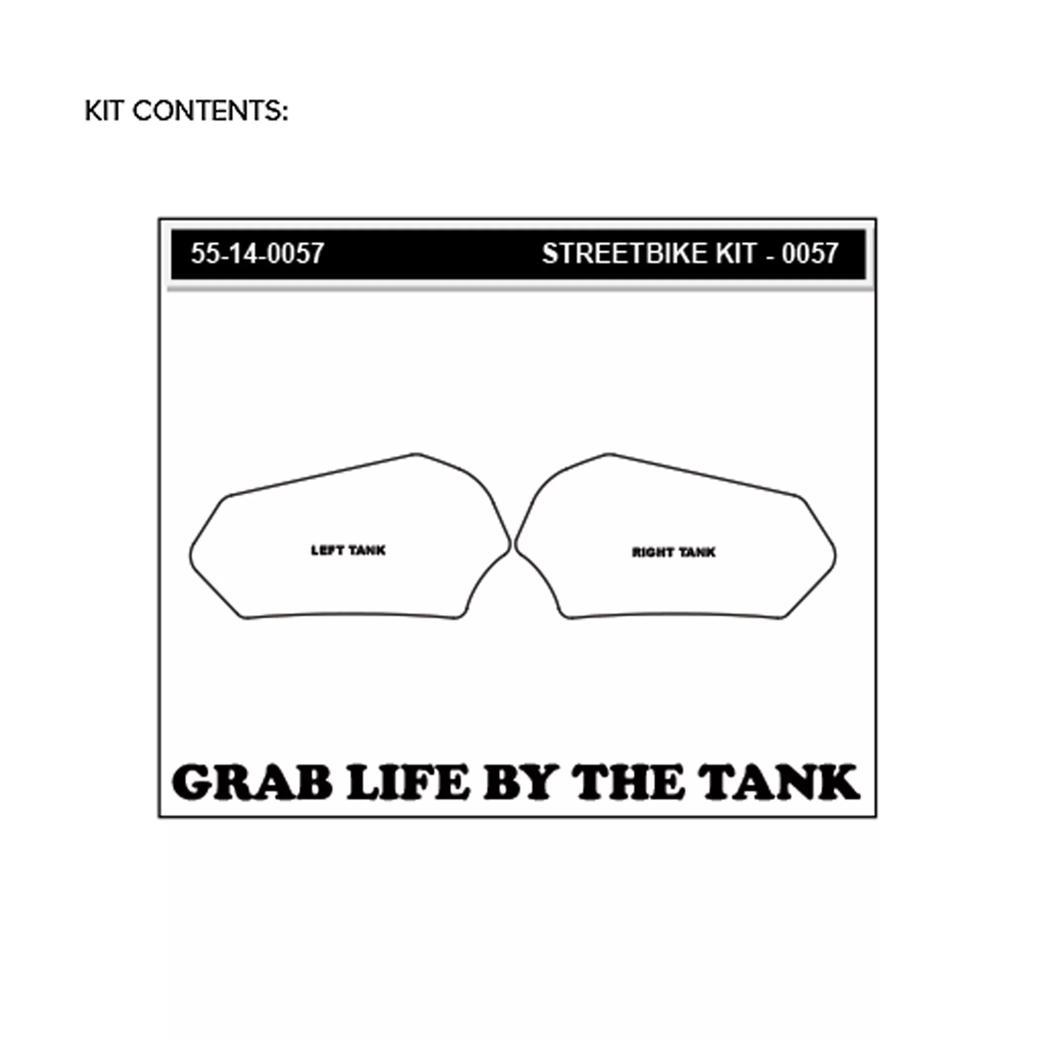 Stompgrip Traction Pad Icon für Suzuki GSX-R 750 11-22 Klar