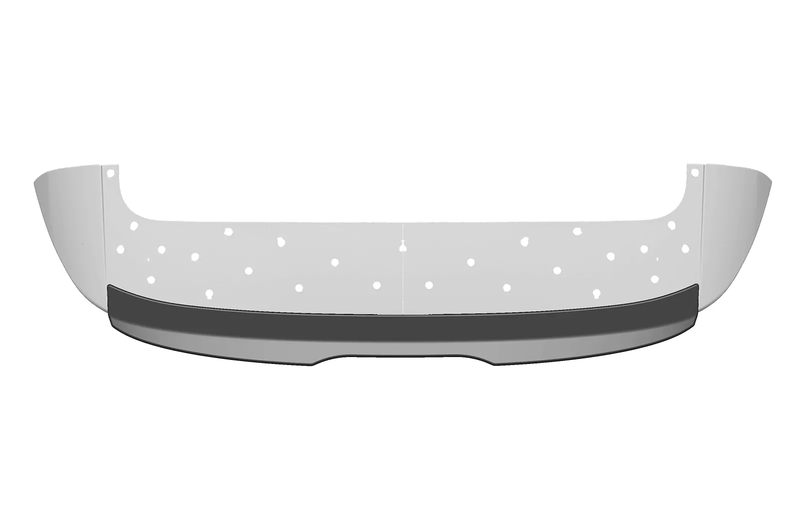 Heckflügel mit ABE für Kia Ceed (CD) HF658 Strukturiert (schwarz matt)