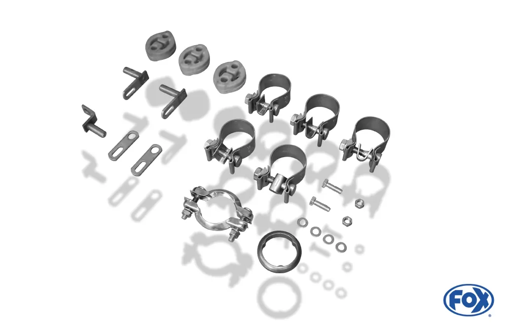 Renault Twingo C06  Halbanlage ab Kat Ausgang rechts/links - 1x76 Typ 13 rechts/links
