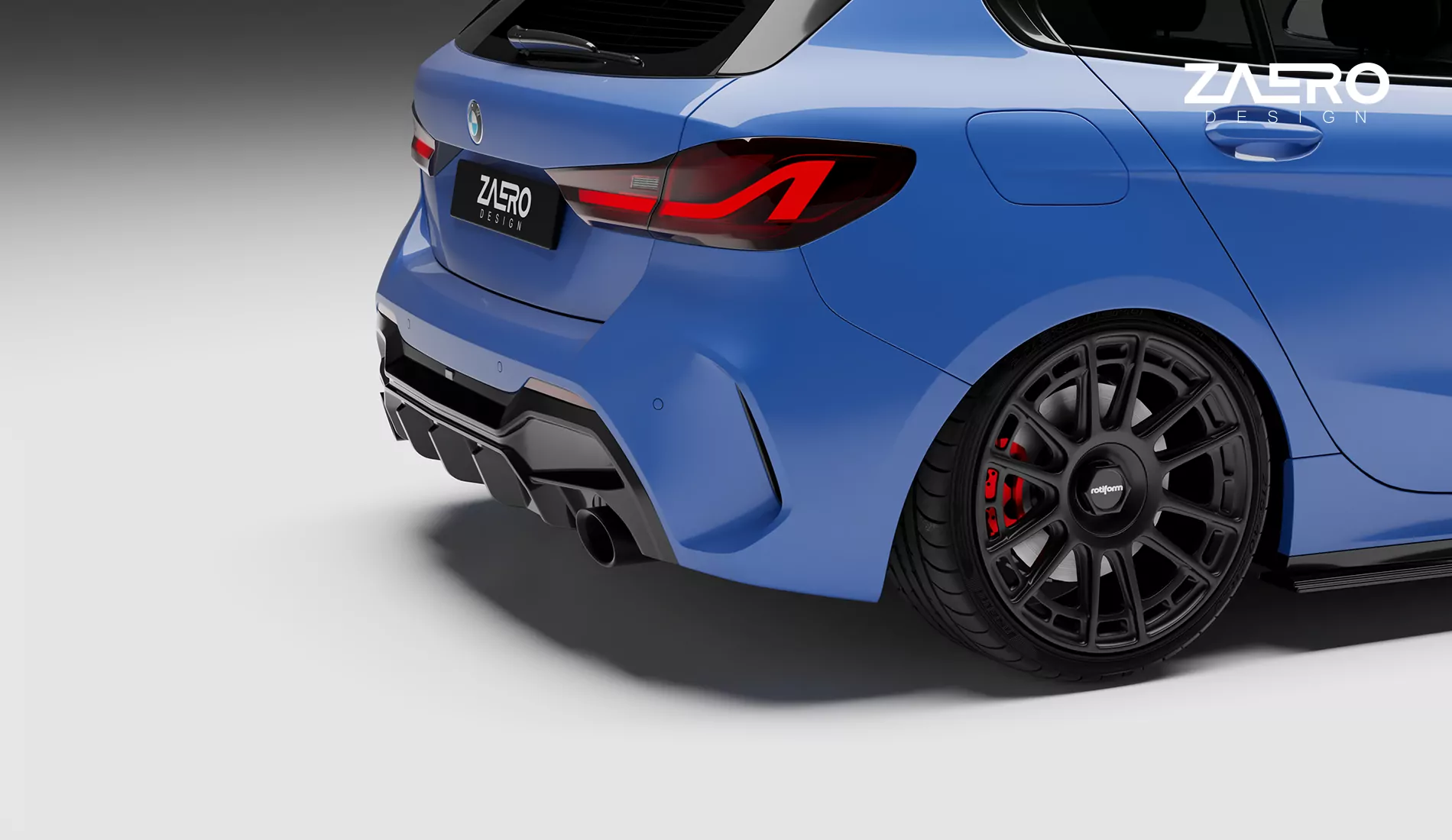 EVO-1 Diffusor für BMW 1er F40 - 120 | 125 | 128ti | M135