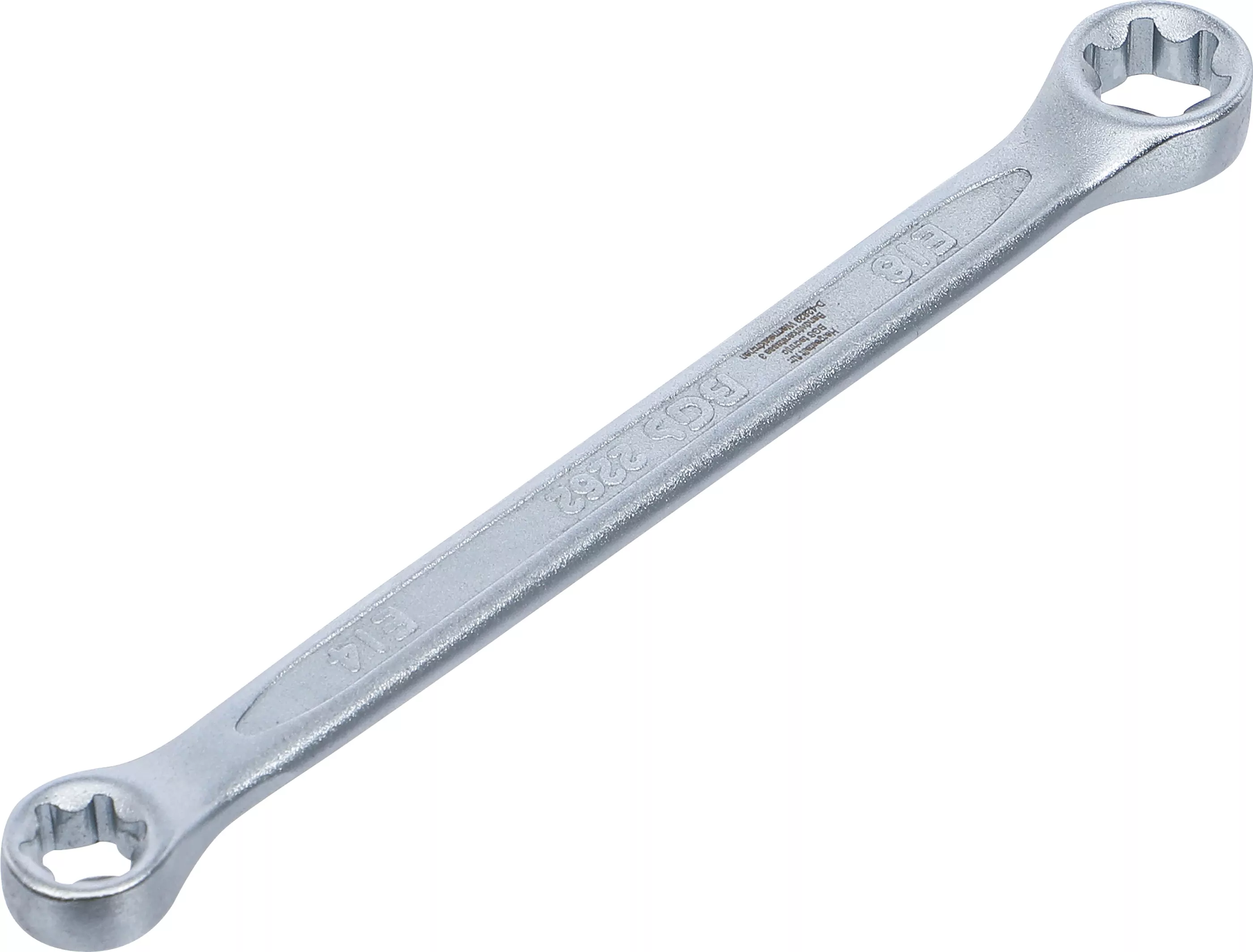 Doppel-Ringschlüssel mit E-Profil-Ringköpfen | SW E14 x E18