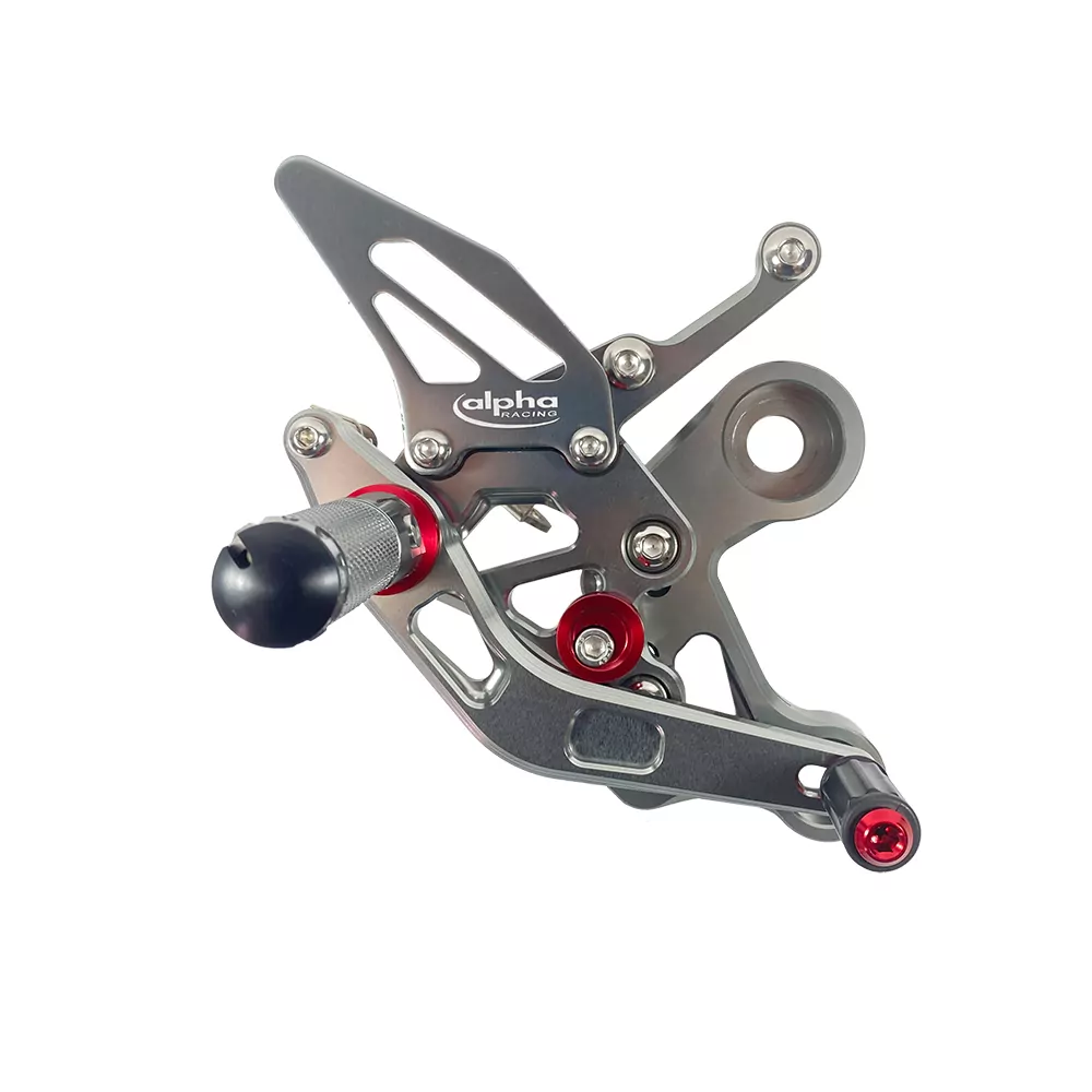 TRACK Fußrastenanlage titanfarben Yamaha MT09 ab 2014 / MTN850-A ab 2017 /MTM-850 ab 2016 ABE in Vorbereitung