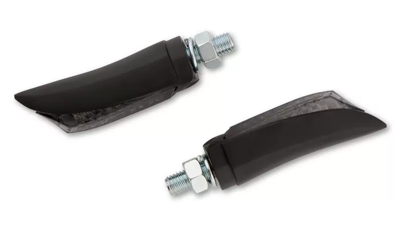 HIGHSIDER pro Arc LED Taillight/Indicator Black/Smoke E-Approved (Pair)