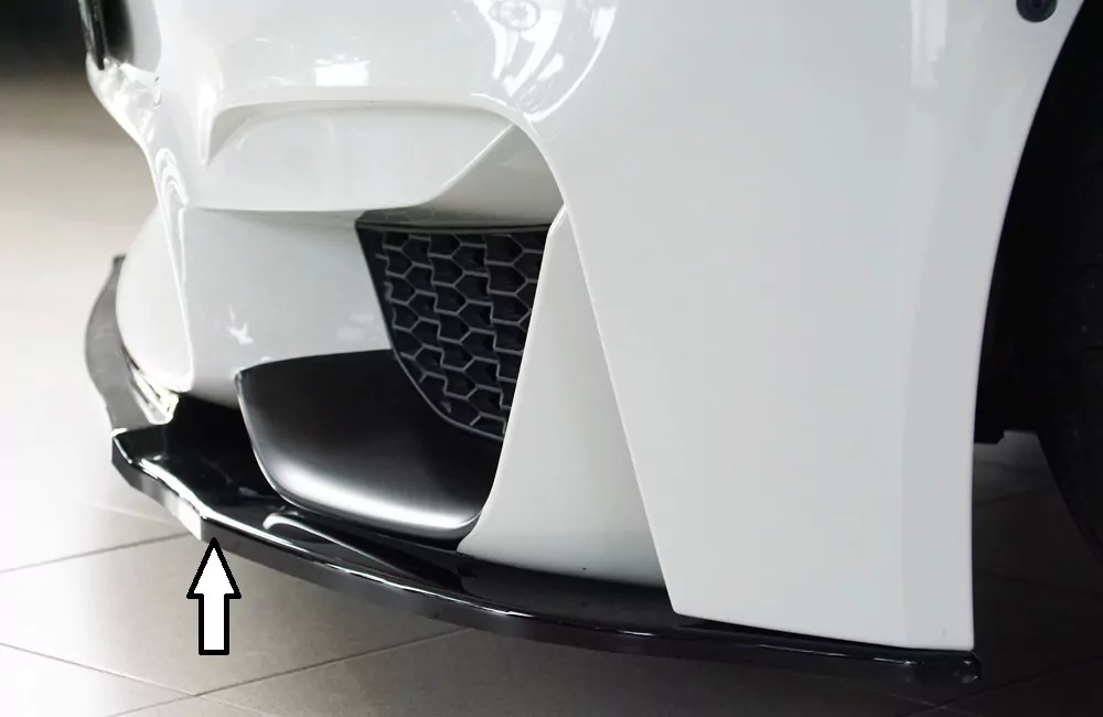 Rieger Spoilerschwert für BMW 4er F82 M4 (M3) | Coupé 01.14- für Frontschürze ohne BMW-Performance Frontaufsatz