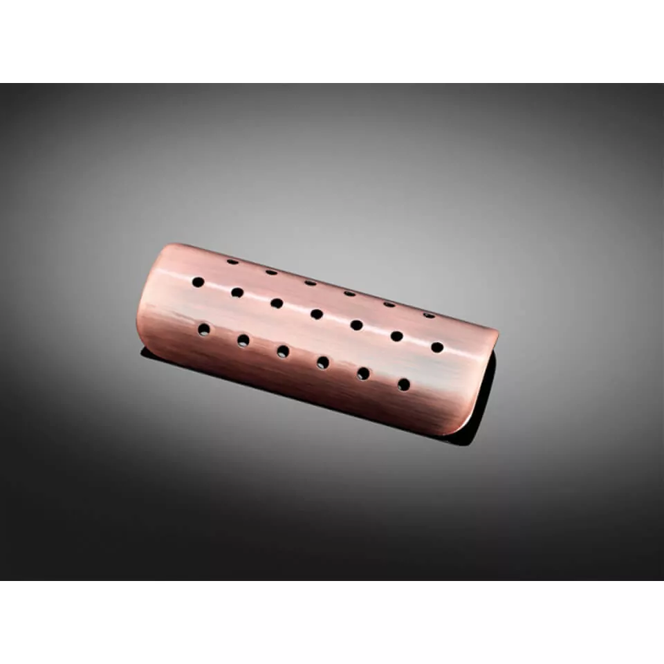HIGHWAY HAWK Shotgun heat protection shield for motorcycle exhaust systems, D = 60 mm L = 150 mm, copper