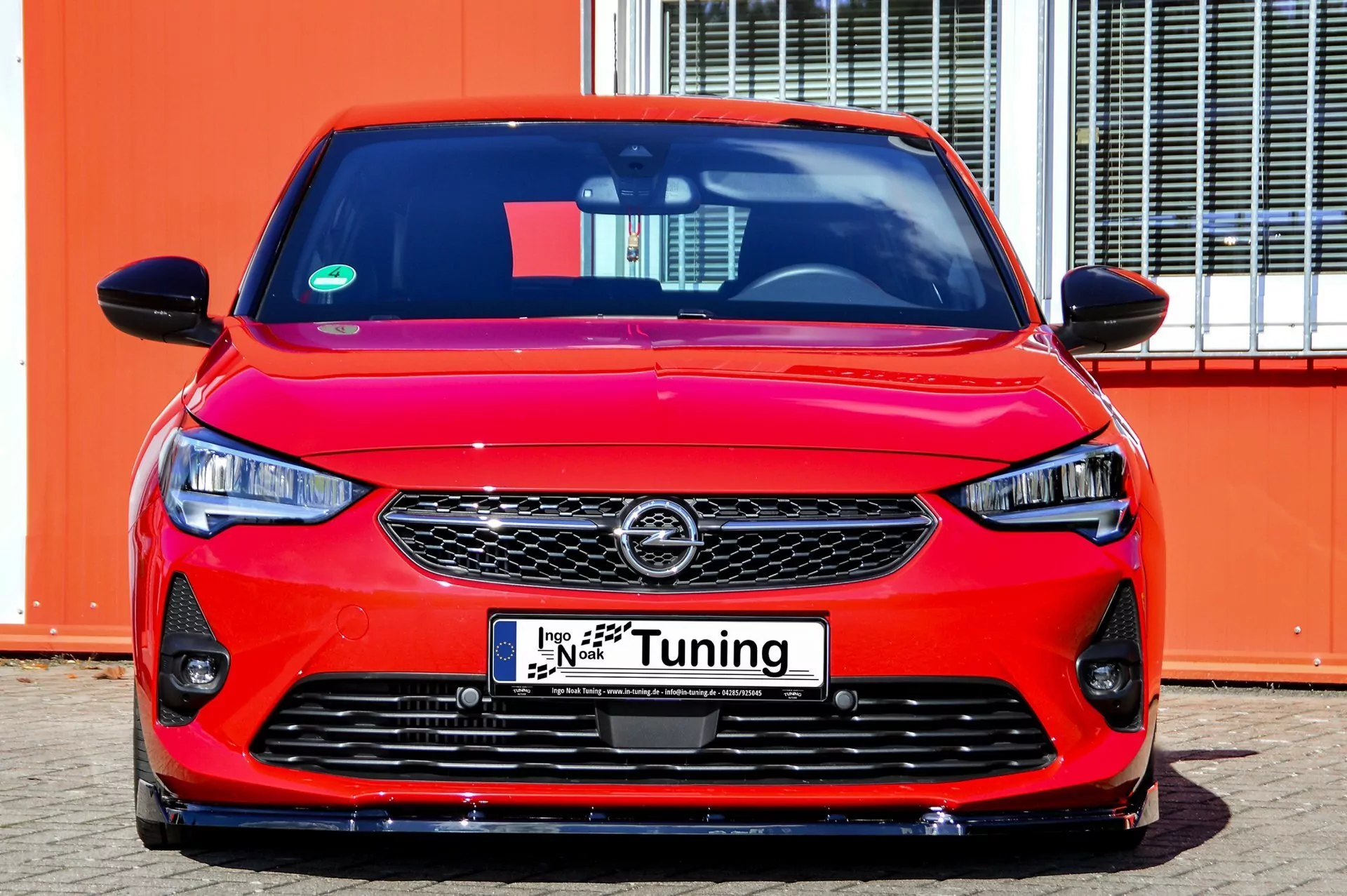 Cup Frontspoilerlippe mit Wings für Opel Corsa F ab Bj.2019-