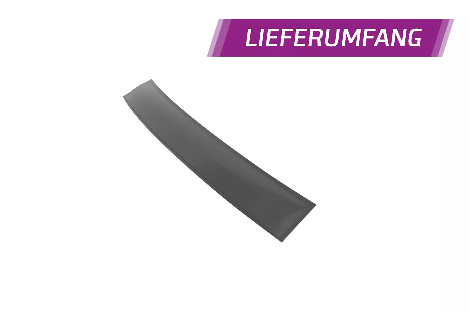 Heckscheibenblende für BMW 4er / i4 (G26) Gran Coupe HSB088 Schwarz Strukturiert