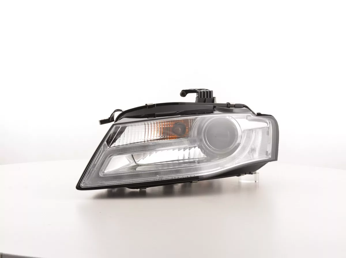 Scheinwerfer Set Xenon Daylight LED Tagfahrlicht Audi A4 B8 8K Bj. 07-11 chrom
