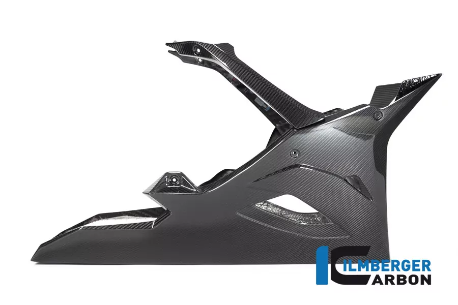 Ilmberger Carbon Verkleidungsunterteil für Racing Auspuff Carbon