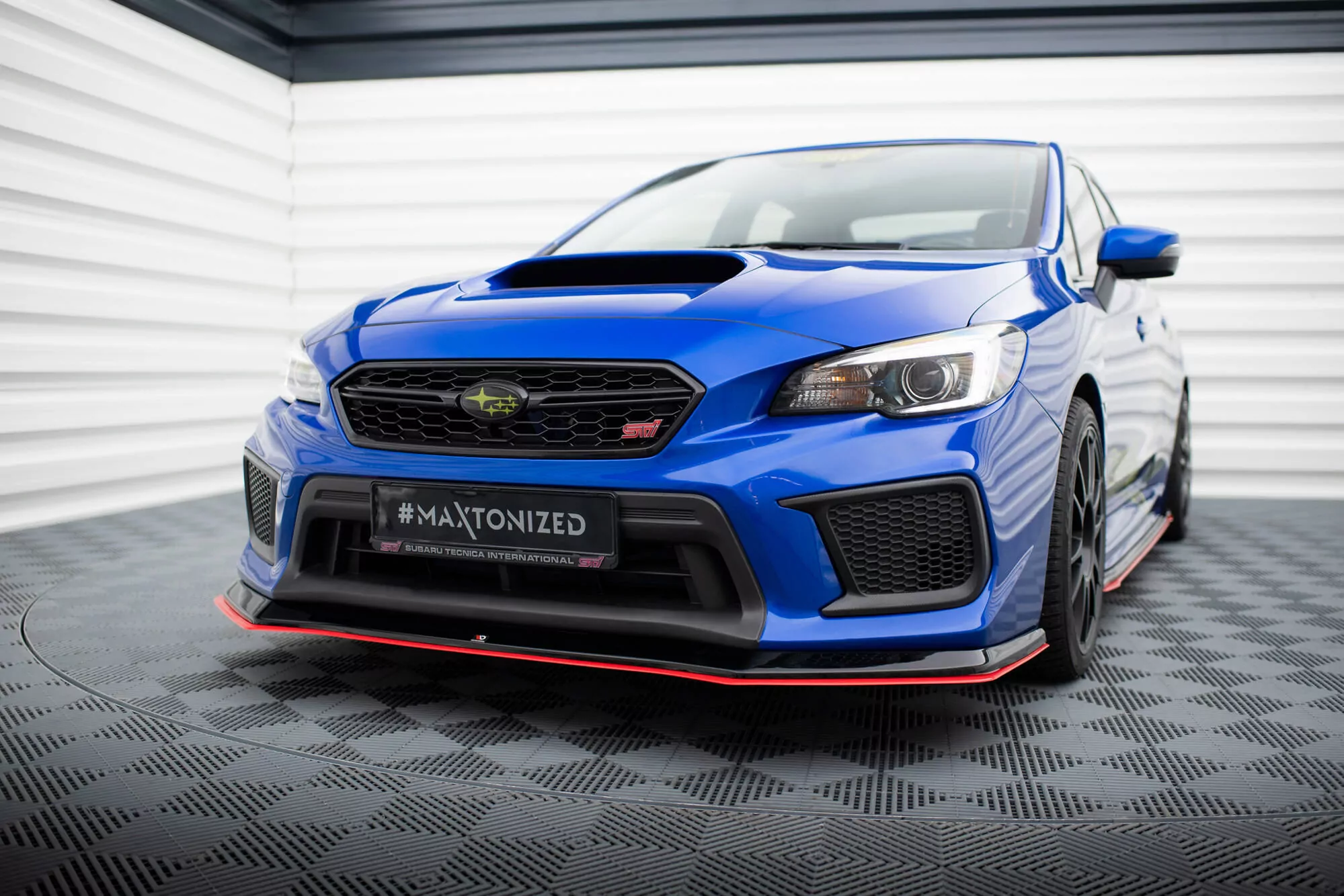 Front Ansatz V.2 Für Subaru WRX STI Mk1 Facelift