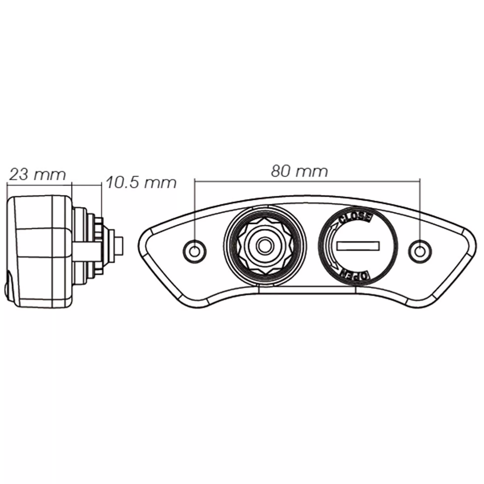 KOSO Digitaler Tachometer, DB EX-02 mit ABE