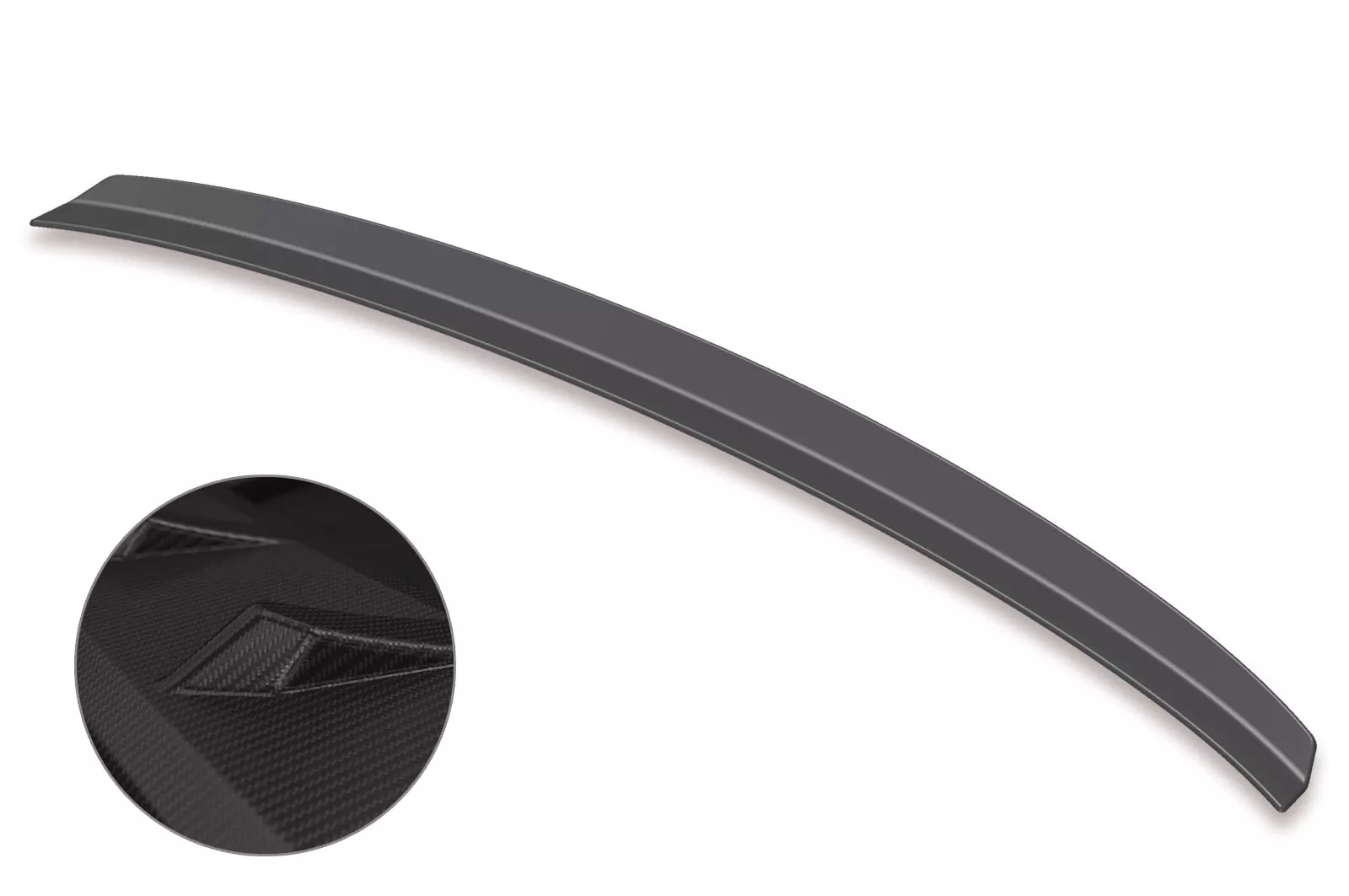 Heckflügel mit ABE für VW Passat B7 Typ 3C HF605-M Carbon Look (matt)