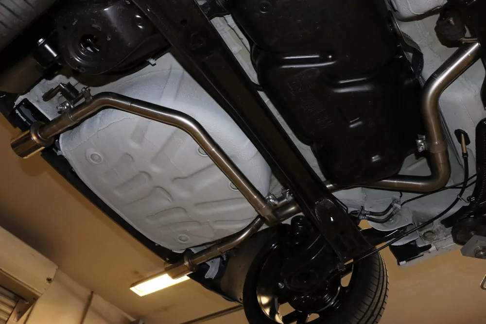 VW UP GTI  Endrohrsystem rechts/links passend auf originalen oder FOX-Endschalldämpfer - 1x90 Typ 25 rechts/links