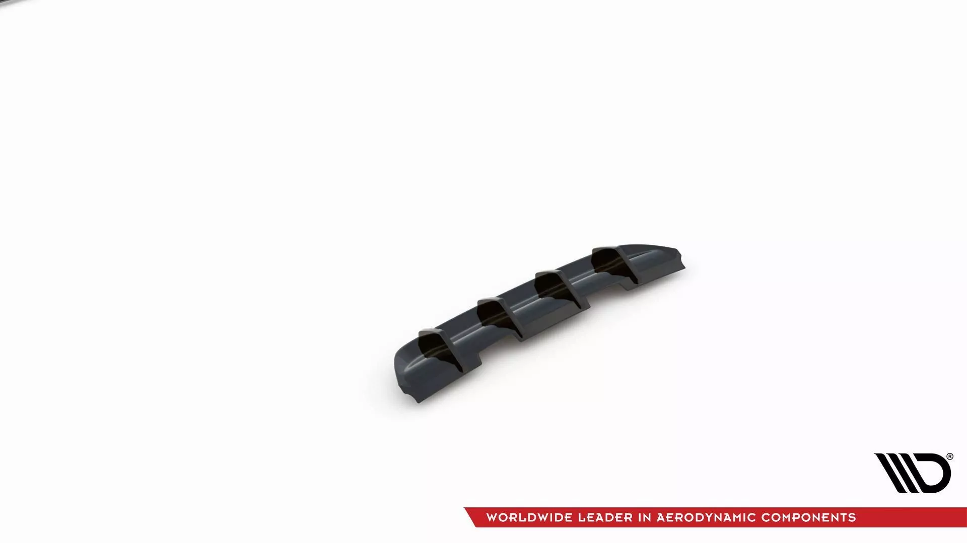 Diffusor Heck Ansatz Für Ford Escape Mk3 Schwarz Hochglanz