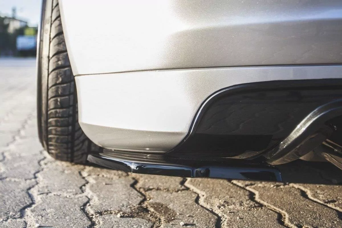 Heck Ansatz Flaps Diffusor Passend Für Diffusor Passend Für AUDI S3 8P FL 2006-2008 Schwarz Hochglanz Schwarz Hochglanz