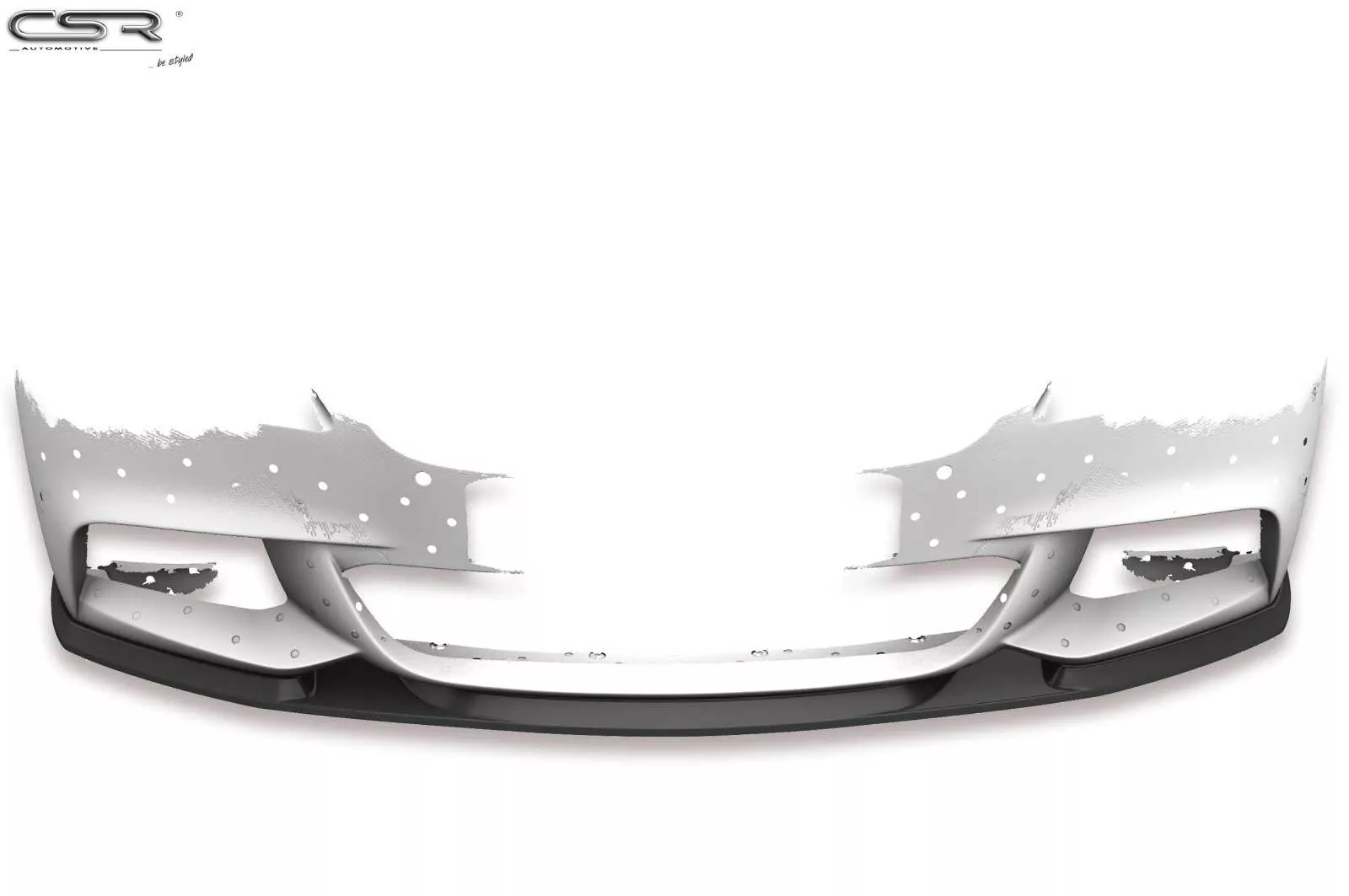 Cup-Spoilerlippe mit ABE für BMW 5er F10/F11 M-Paket CSL412-M Carbon Look (matt)