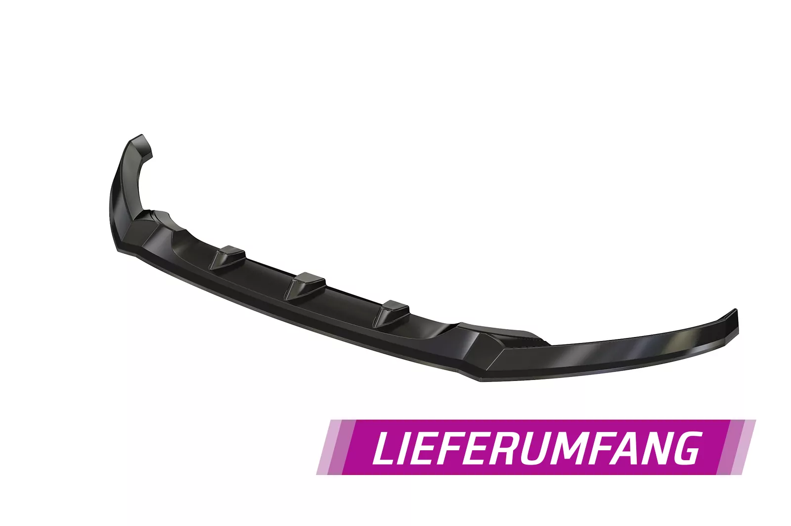 Cup-Spoilerlippe mit ABE für Skoda Superb III (Typ 3V) Lackierfreundlich (schwarz matt)