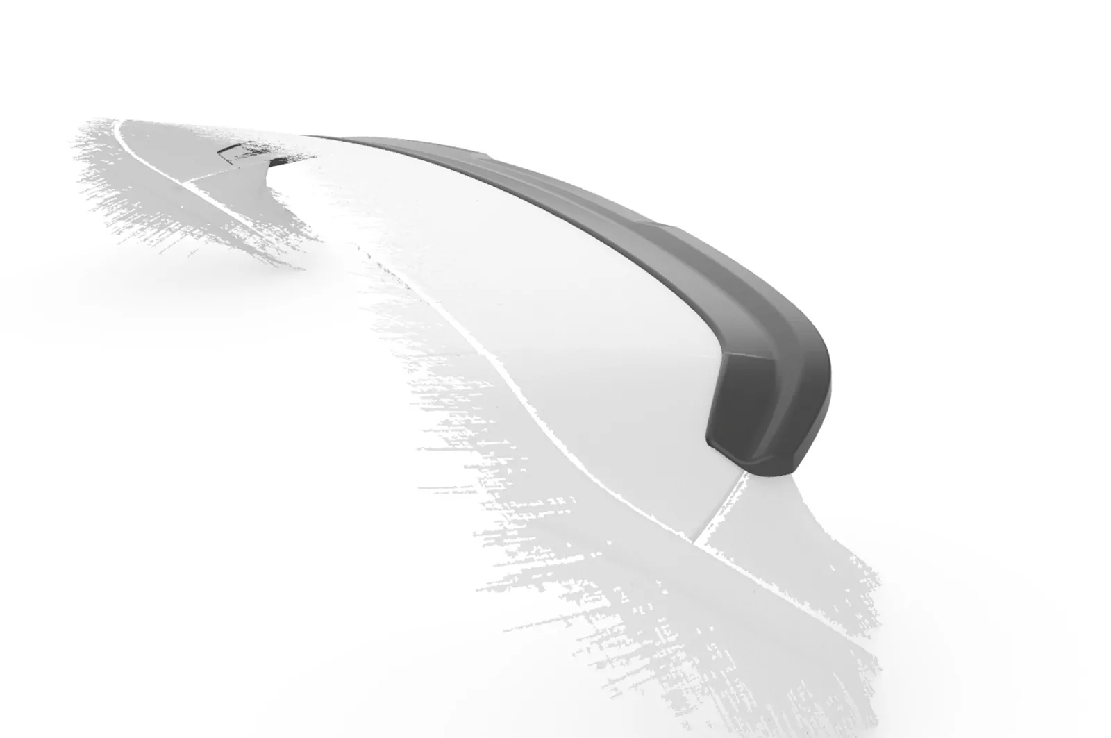 Heckflügel mit ABE für Audi Q5 (FY) HF974 Schwarz Strukturiert