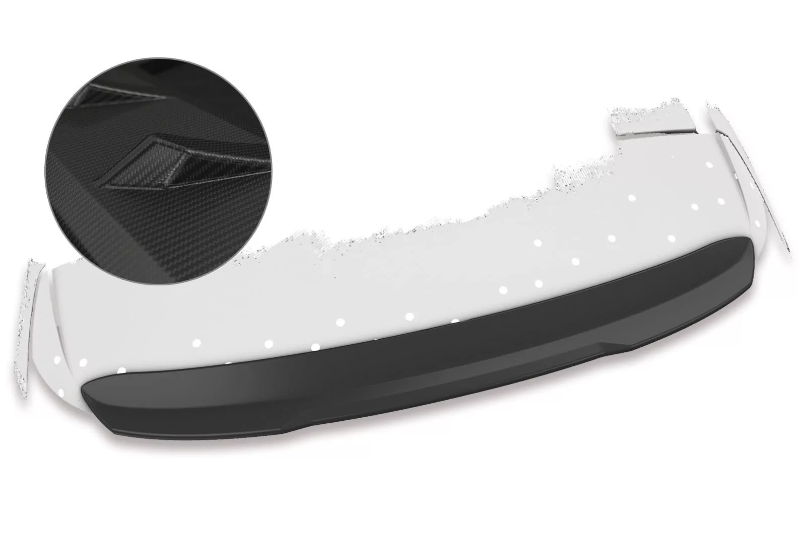 Heckflügel mit ABE für BMW 3er F31 Touring HF736-M Carbon Look Matt