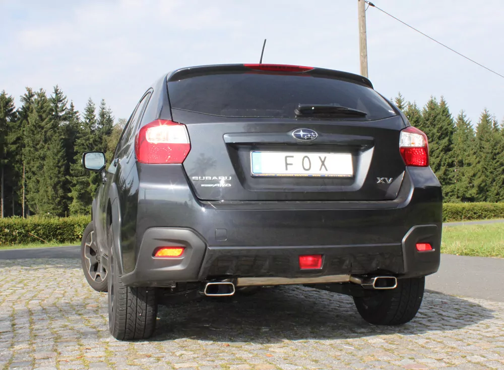Subaru XV - G4  Endschalldämpfer quer Ausgang rechts/links - 145x65 Typ 59 rechts/links