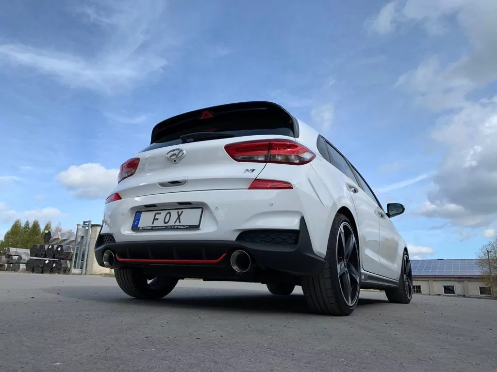 Hyundai i30N Performance + Fastback  Endrohre passend auf den originalen Endschalldämpfer - 1x114 Typ 25 rechts/links