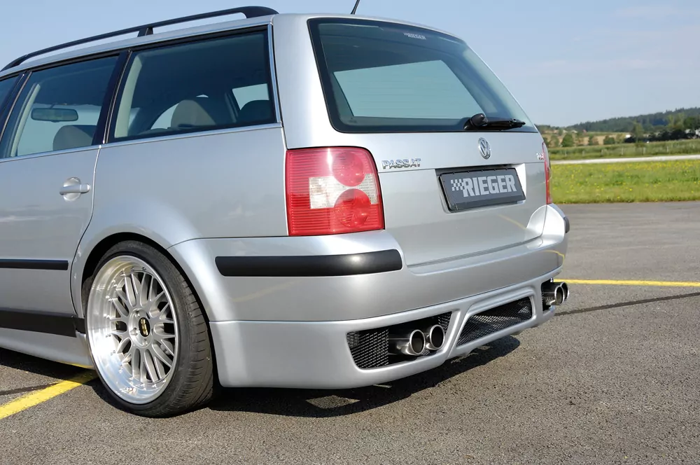 Rieger Heckansatz für VW Passat (3BG) - Variant  -> nur Variant carbon optik