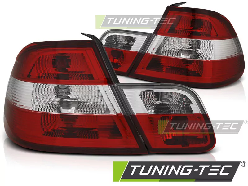 Tail Lights Red White Fits Bmw E46 04.99-03.03 Coupe  