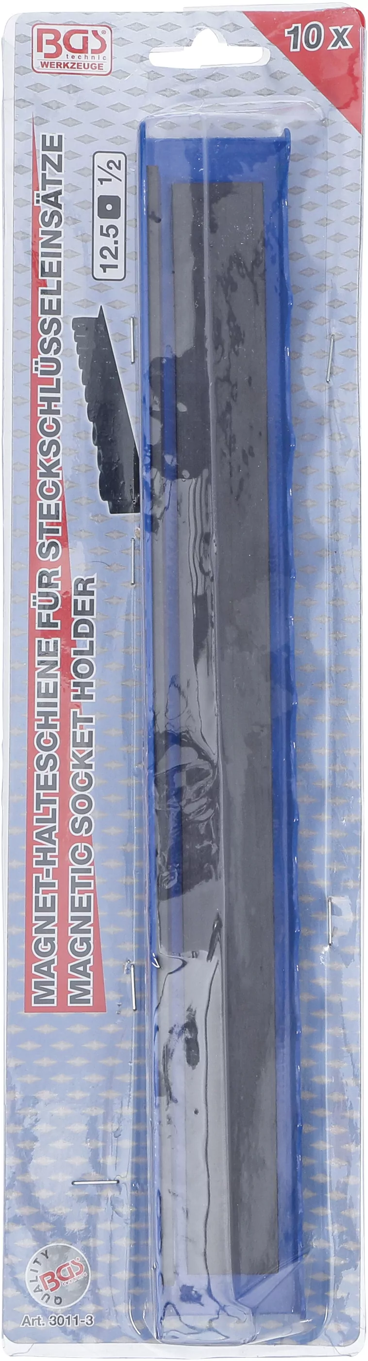 Halteschiene für Steckschlüssel-Einsätze | magnetisch | für Antrieb 12,5 mm (1/2")