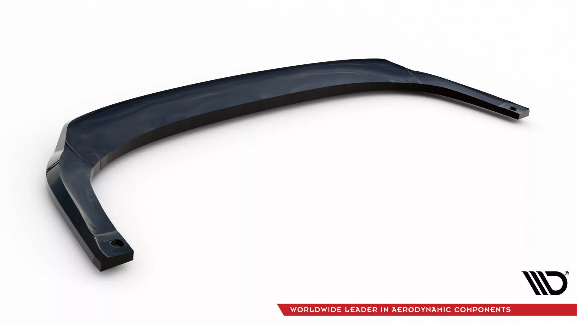 Hinten Splitter (mit Einem Vertikalem Balken) Renault Austral Mk1 Schwarz Hochglanz