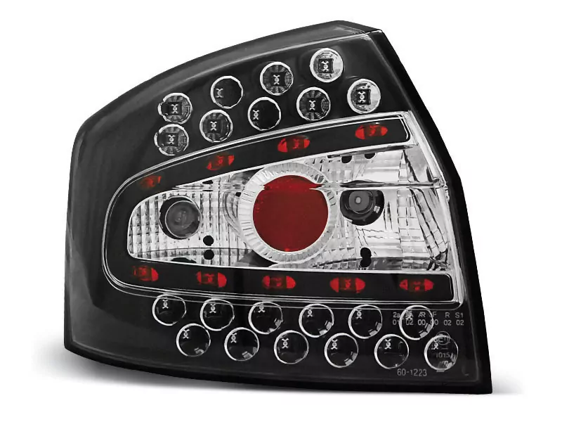 Led Tail Lights Black Fits Audi A4 8e 10.00-10.04 Sedan