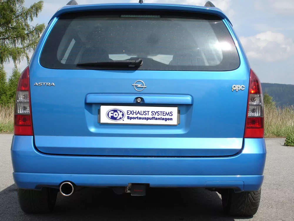 Opel Astra G OPC Caravan  Endschalldämpfer - 1x90 Typ 17