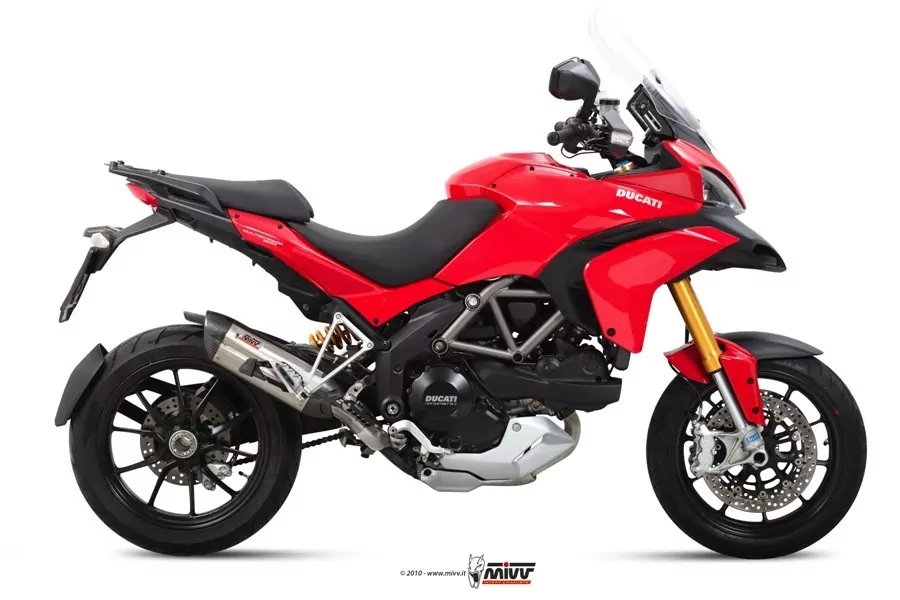 MIVV Suono Edelstahl Ducati Multistrada 1200 ´10/14