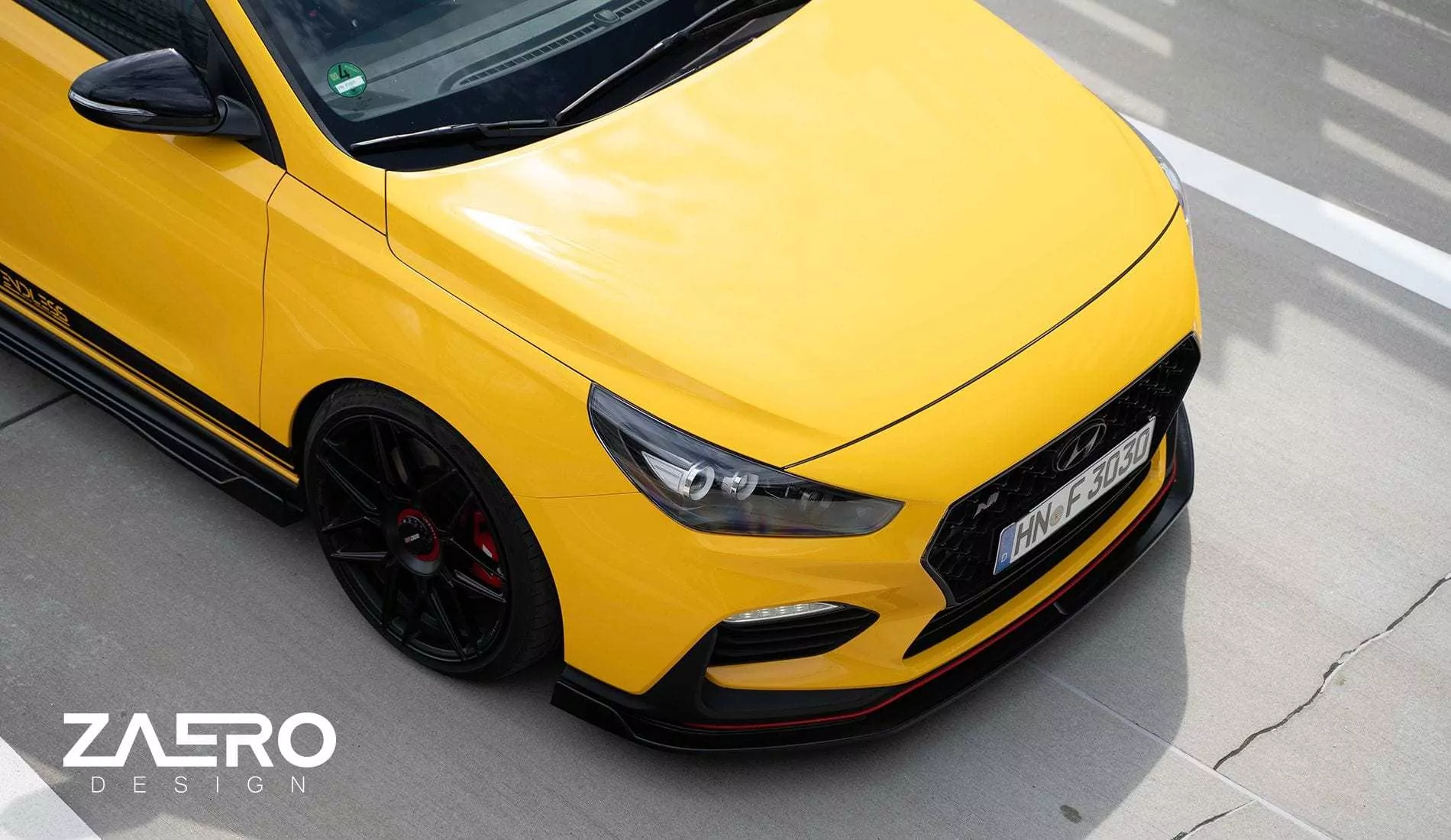 EVO-1 Frontspoilerlippe für Hyundai I30N inkl. ABE
