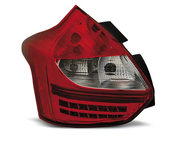 Ford Focus 3 11-10.14 Hatchback Red White Led 