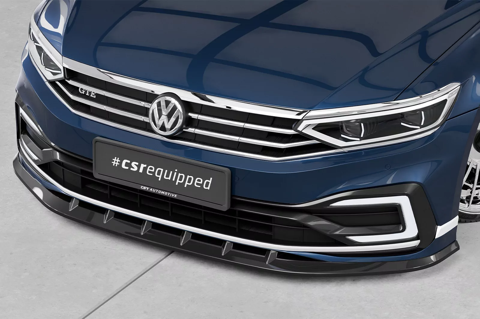 Cup-Spoilerlippe mit ABE für VW Passat B8 Typ 3G CSL358 Strukturiert (schwarz matt)