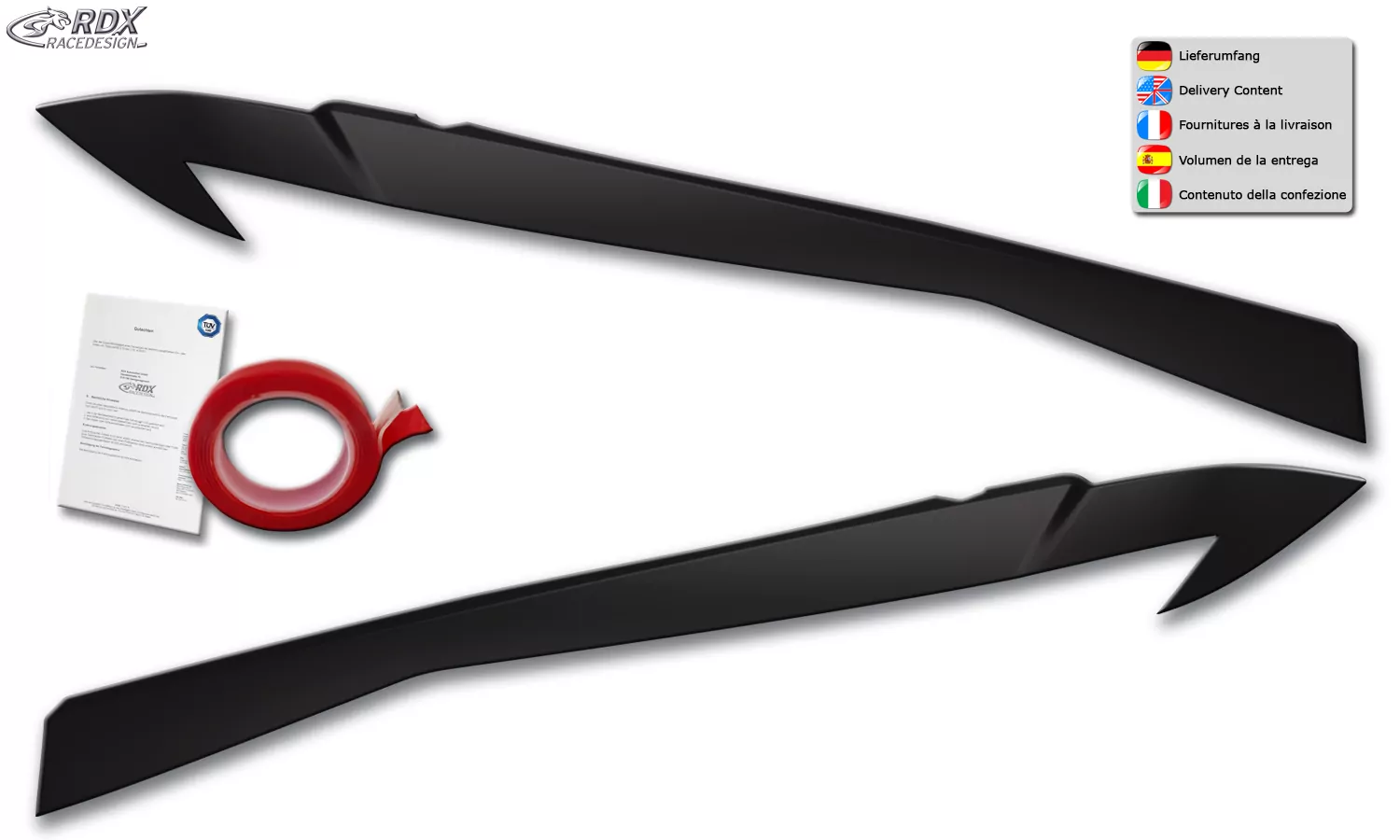 RDX Scheinwerferblenden für BMW X5 F15 2013-2018 Böser Blick