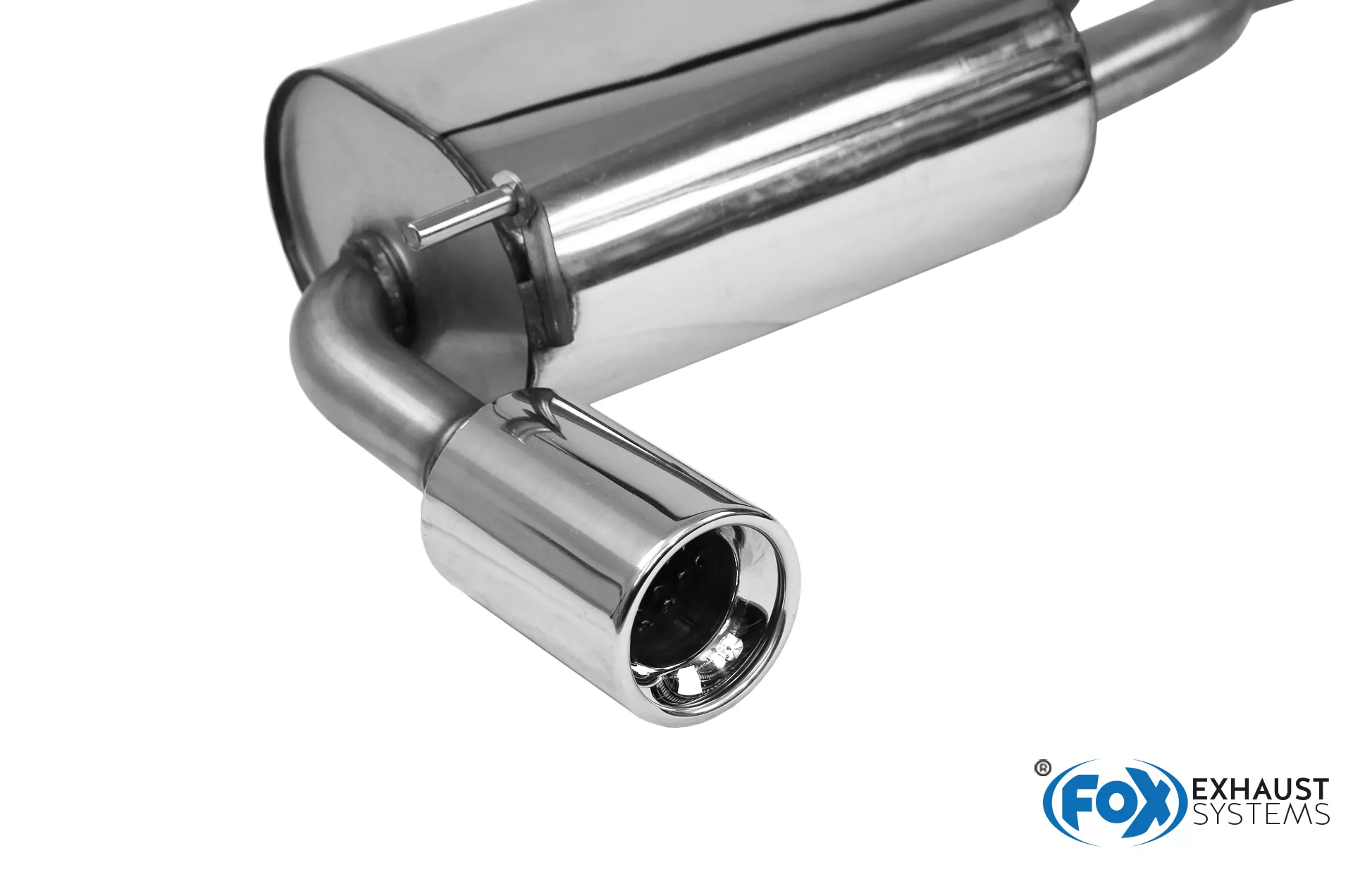 Subaru Justy II für Modelle mit nicht lackierter Stoßstange  Endschalldämpfer quer  Ausgang rechts/links - 1x90 Typ 13 rechts/links