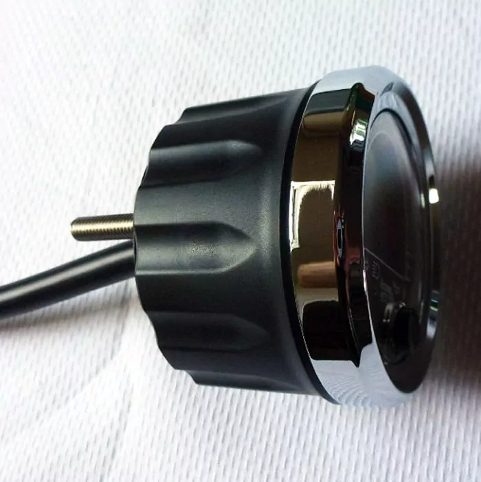 Multifunkti. Digitalinstrument Chrom Verschlußring Tacho Drehzahlmesser Voltmeter Tankanzeige