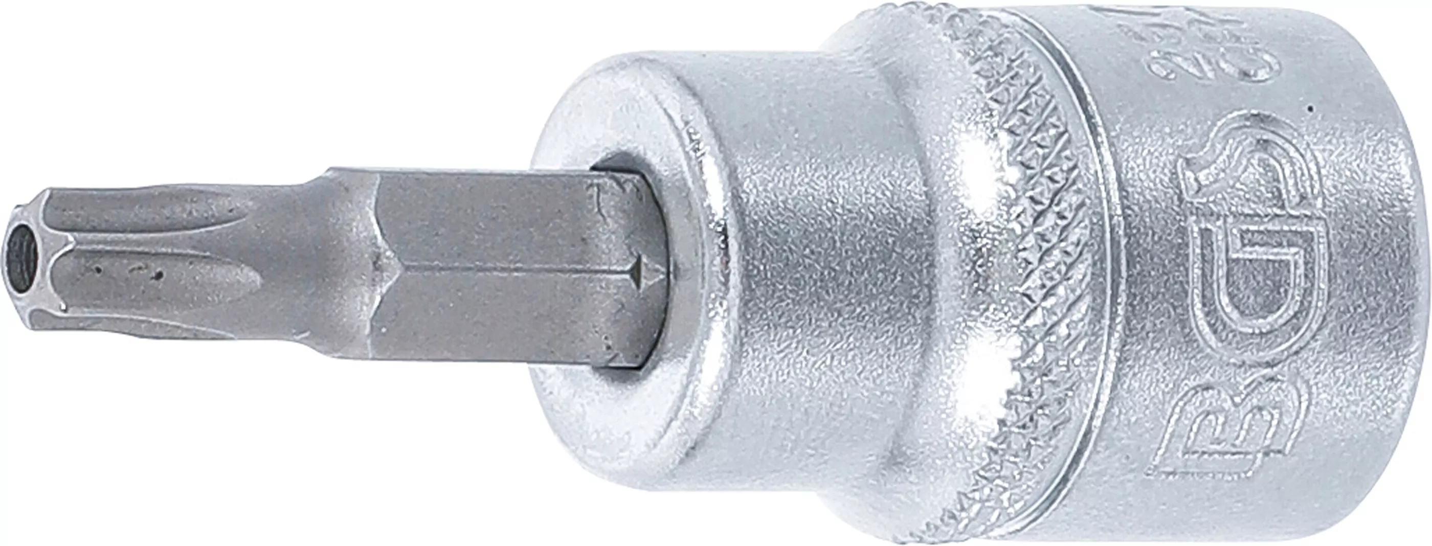 Bit-Einsatz | Antrieb Innenvierkant 10 mm (3/8") | T-Profil (für Torx) mit Bohrung T27