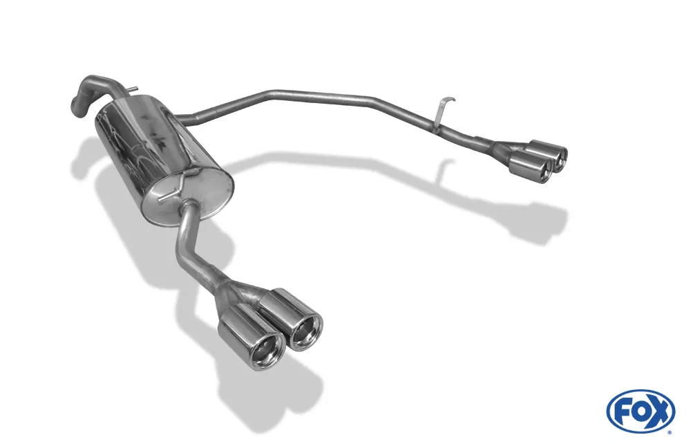 VW Golf IV Variant  Endschalldämpfer Ausgang rechts/links - 2x76 Typ 13 rechts/links