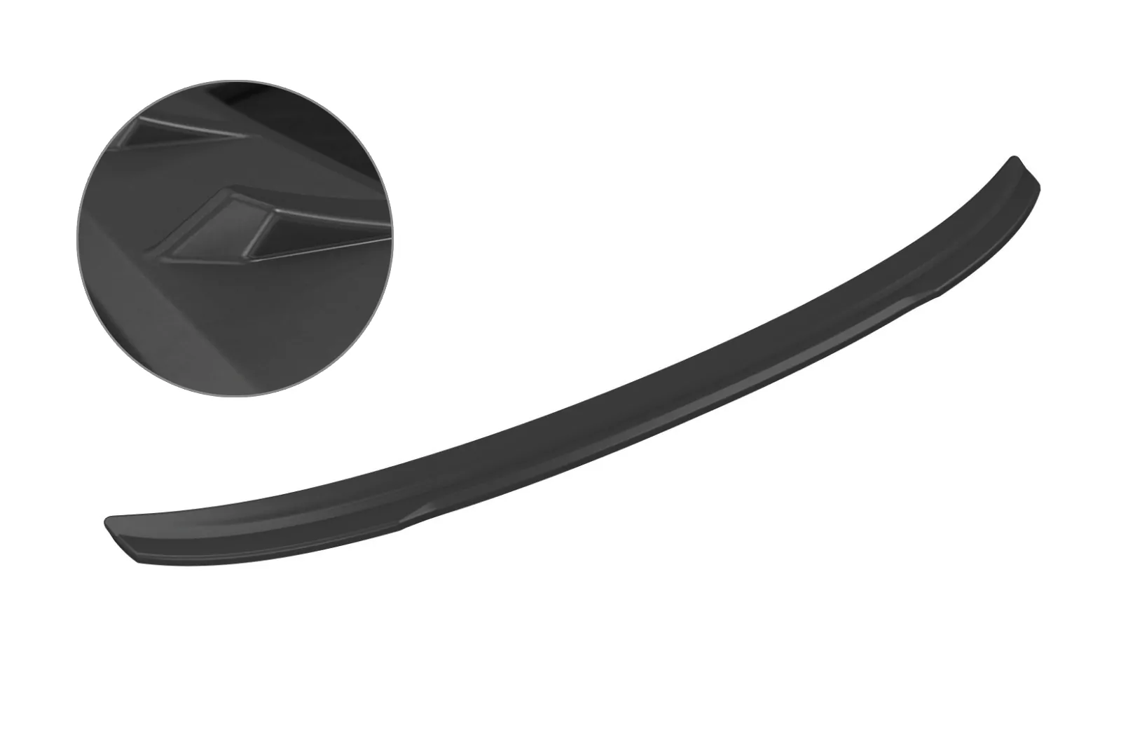 Heckflügel mit ABE für BMW M8 G14 Competition Lackierfreundlich (schwarz matt)